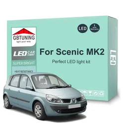 Kit bombillas LED interior Canbus para Renault Scénic II 2004-2009