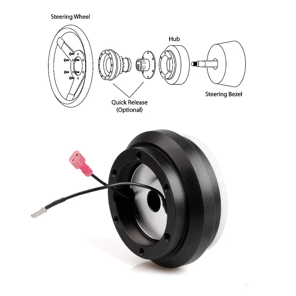 Adaptador buje corto volante Honda Civic EG para dirección deportiva - imagen 3