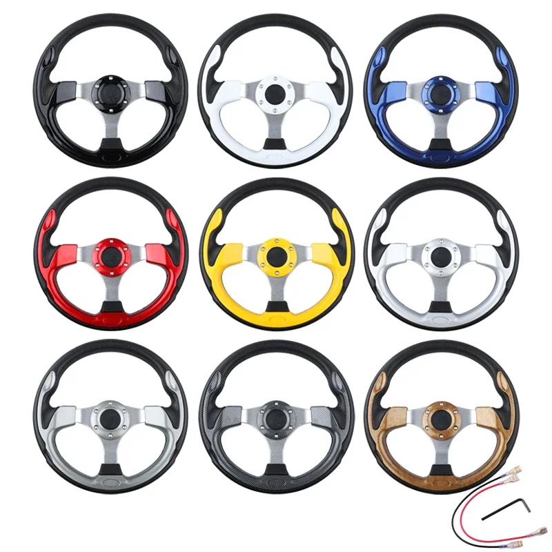 Volante de drift 320mm universal PVC y aluminio ligero