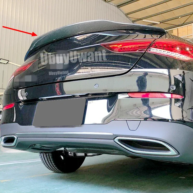 Alerón trasero fibra carbono estilo PSM Mercedes CLA W118 C118 2019-2024 - imagen 3