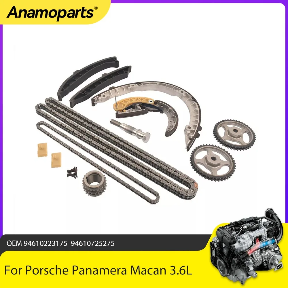 Kit de guías tensoras de cadena Porsche Panamera, Macan y Cayenne
