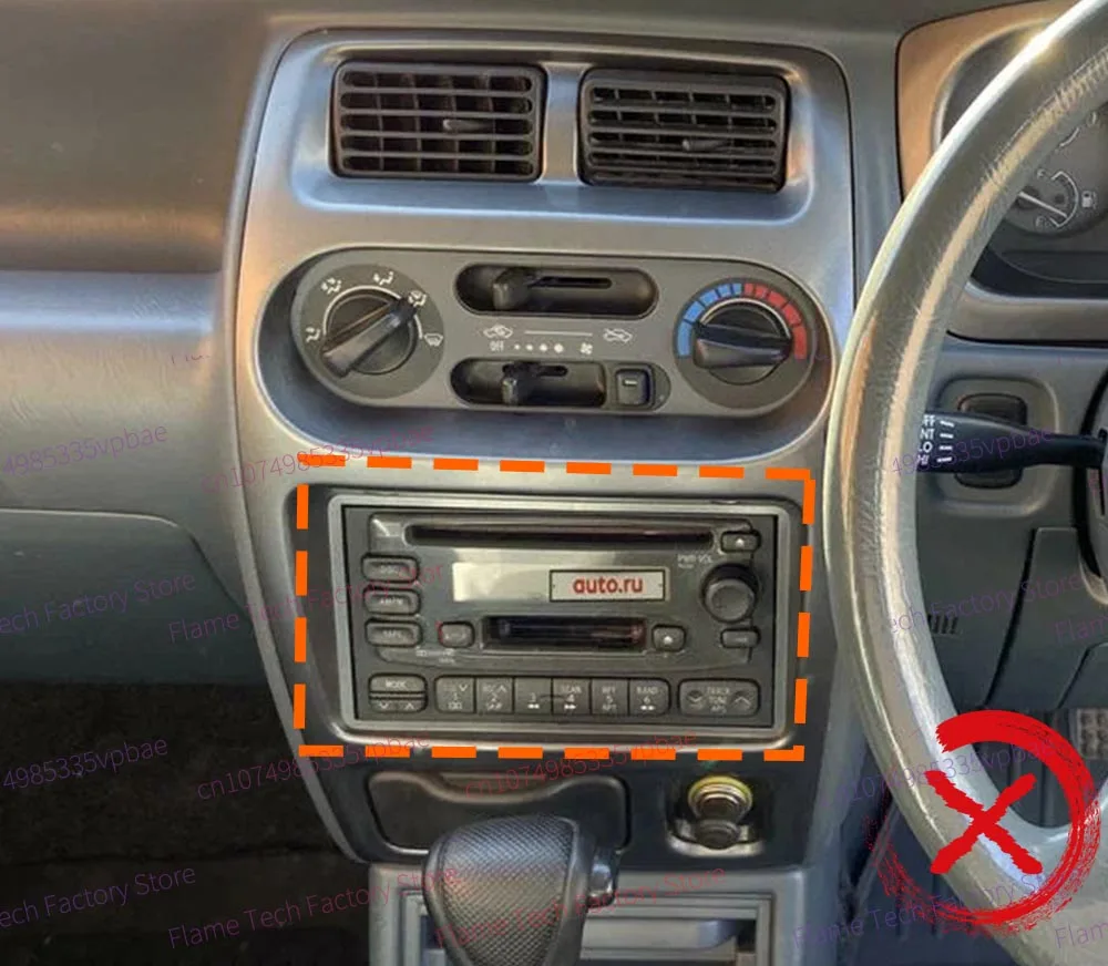 Autoradio con pantalla y diseño 1Din