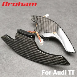 Palas de cambio fibra carbono Audi TT 8J OEM 8J0951527A