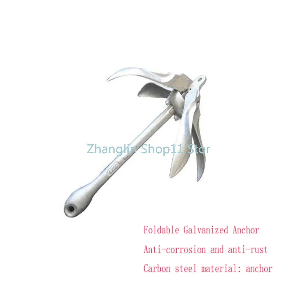 Ancla inflable de goma acero carbono galvanizada plegable para barco - imagen 5