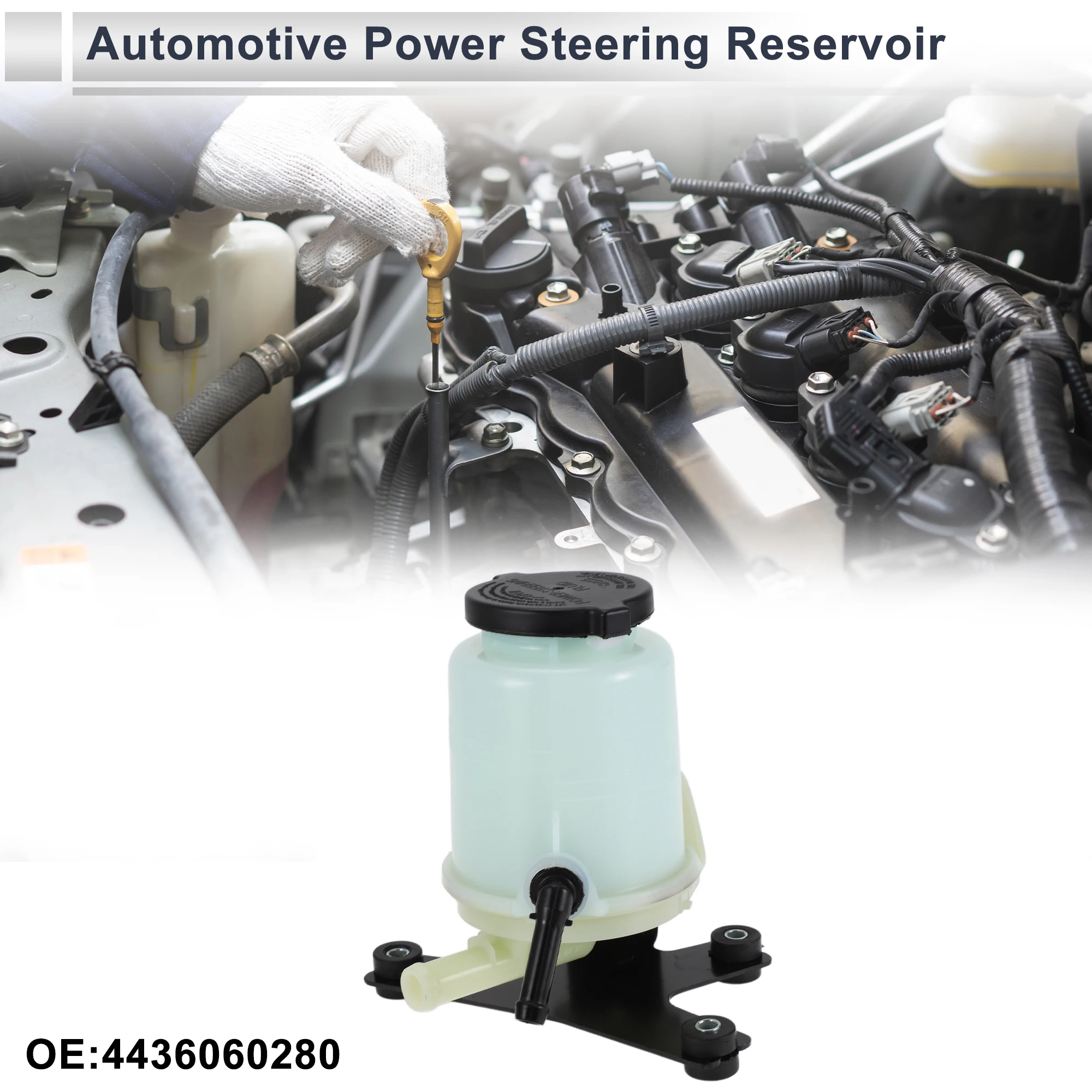 UXCELL depósito de dirección asistida automática para Toyota ASSY tanque de dirección asistida automotriz 1 pieza accesorios de coche