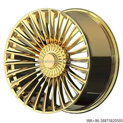 Rueda aleación forjada cromada oro 5x120 – Mercedes Benz GLS 450