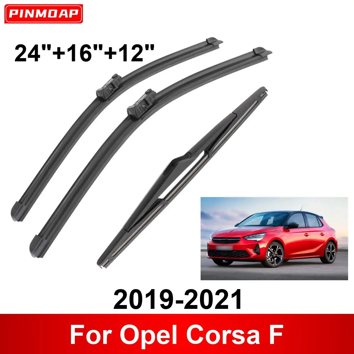 Limpiaparabrisas delanteros y traseros Opel Corsa F 2019-2021