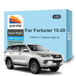 Kit de luces LED Toyota Fortuner 2015-2020, interior y exterior