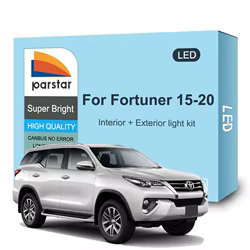 Kit de luces LED Toyota Fortuner 2015-2020, interior y exterior