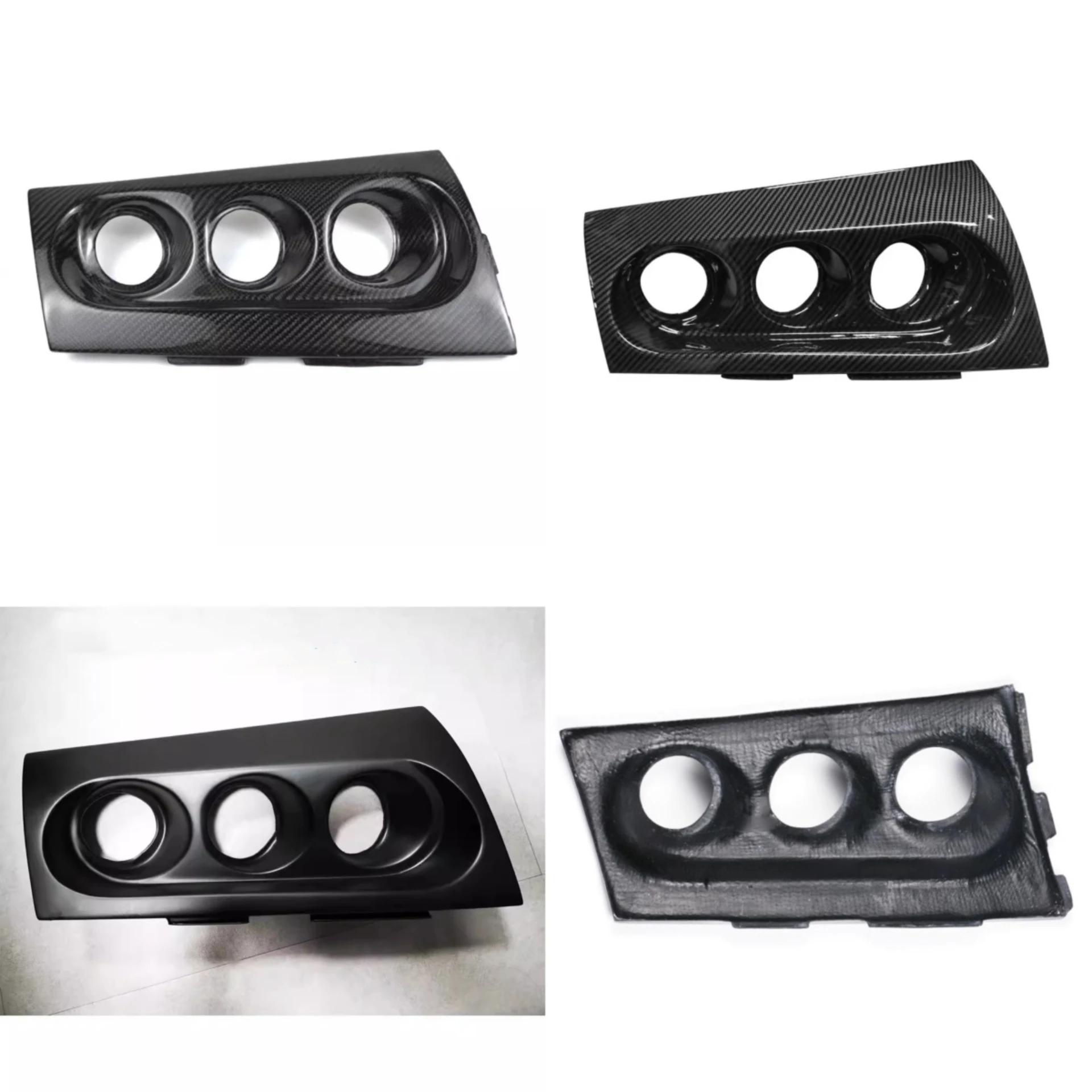 Cubierta cuadro instrumentos fibra carbono negra Mitsubishi EVO X