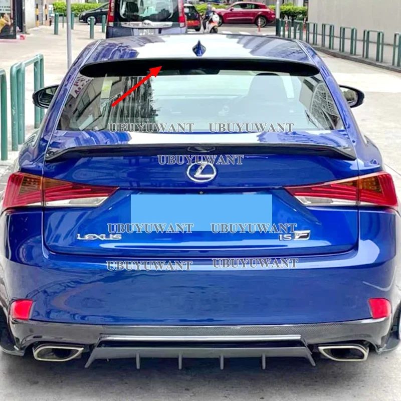 Alerón fibra carbono trasero Lexus IS250 IS300 IS350 2013-2017 - imagen 4