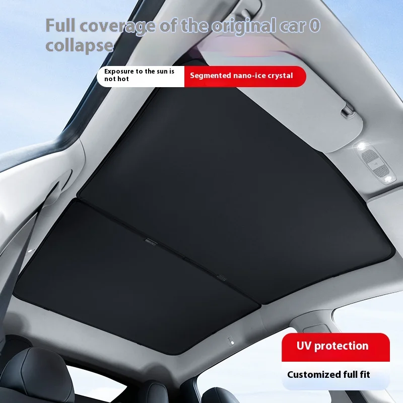 Parasol tela hielo Tesla Modelo 3 Highland – Techo vidrio delantero
