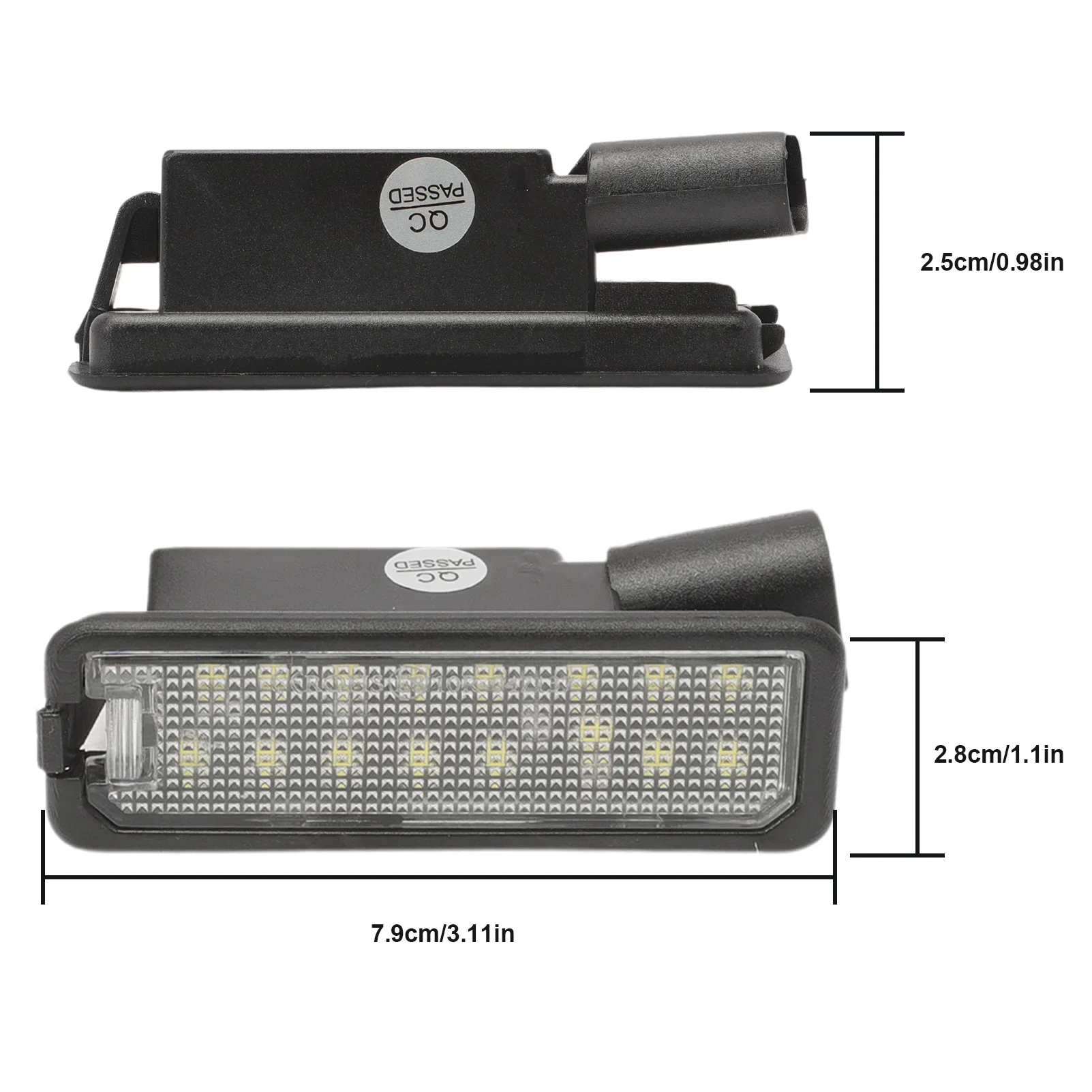 Lámpara LED luz de matrícula para VW Golf Polo Passat CC Beetle - imagen 4