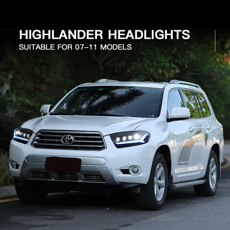 Faros LED Sewiyolin para Toyota Highlander