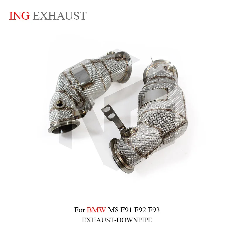 Tubo de bajada catalítico ING Performance S304 para competición X5M X6M F95 F96 2020-2023 - imagen 4