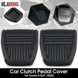 Toyota 31321-14020/14010 Almohadilla de pedal goma negra para embrague