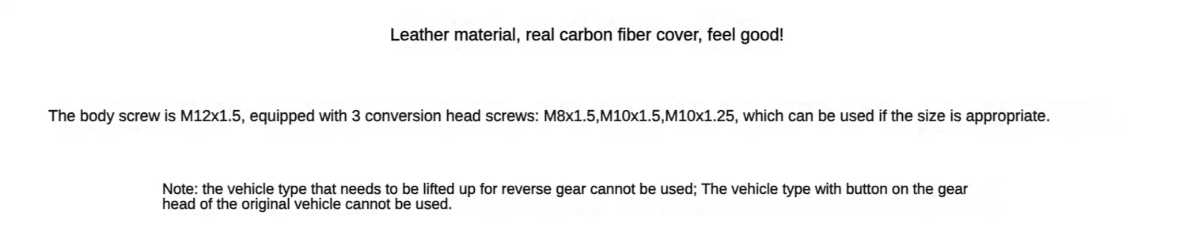 Perilla de palanca de cambios de estilo de coche deportivo GR de carbono para Toyota Land Cruiser LC200