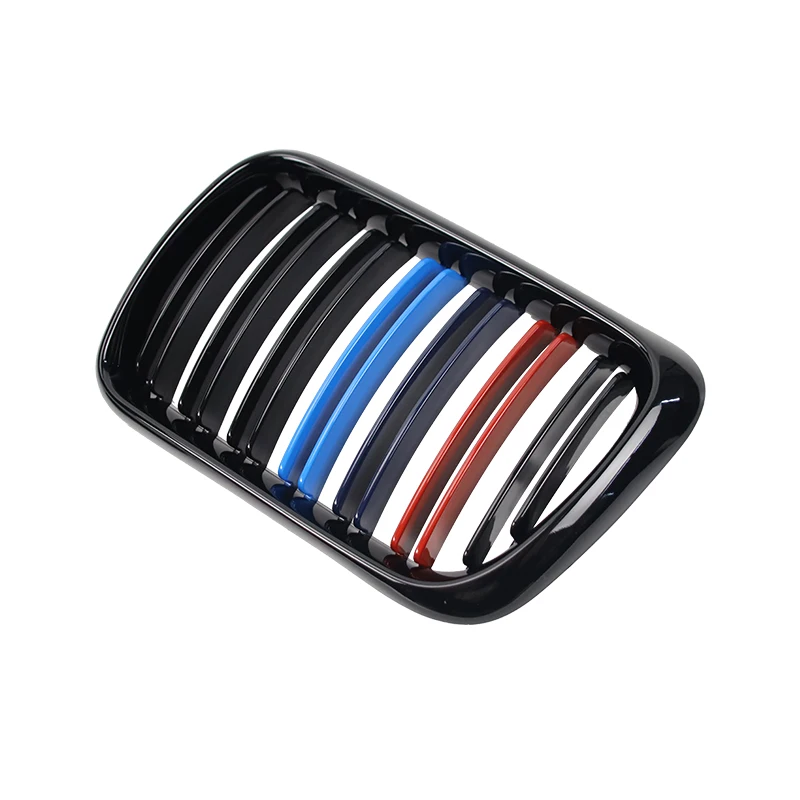 Rejillas Kidney BMW E36 M3 1997-1999 Racing Doble Listón Negro - imagen 4