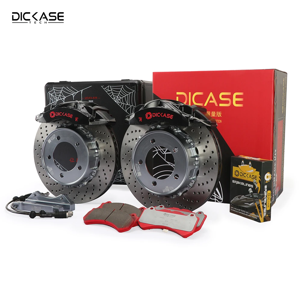 Kit pinzas de freno Dickass aluminio para Audi Q5 A6 C7 A4 B8 A3 8P - imagen 5