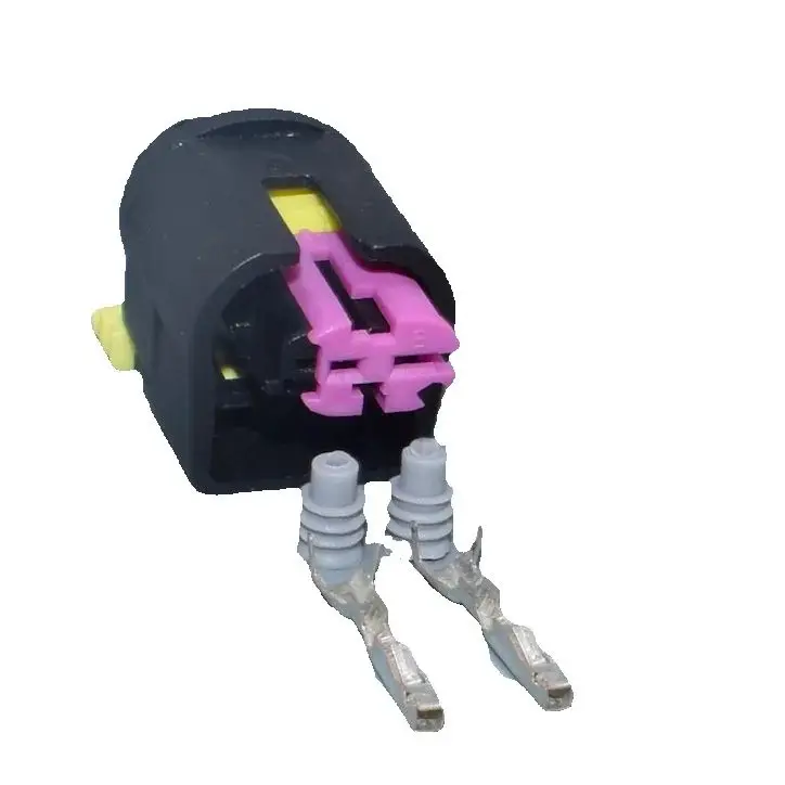 Shhworldsea 1928405091 Conector automotriz impermeable de 2 pines - imagen 2