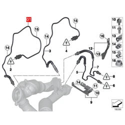 Sonda lambda BMW, sensor de oxígeno 11787586692