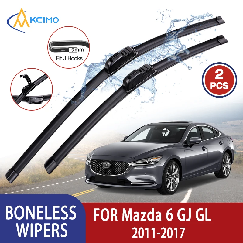 Limpiaparabrisas tipo U 24/18 para Mazda 6 GJ GL 2014-2019 goma suave