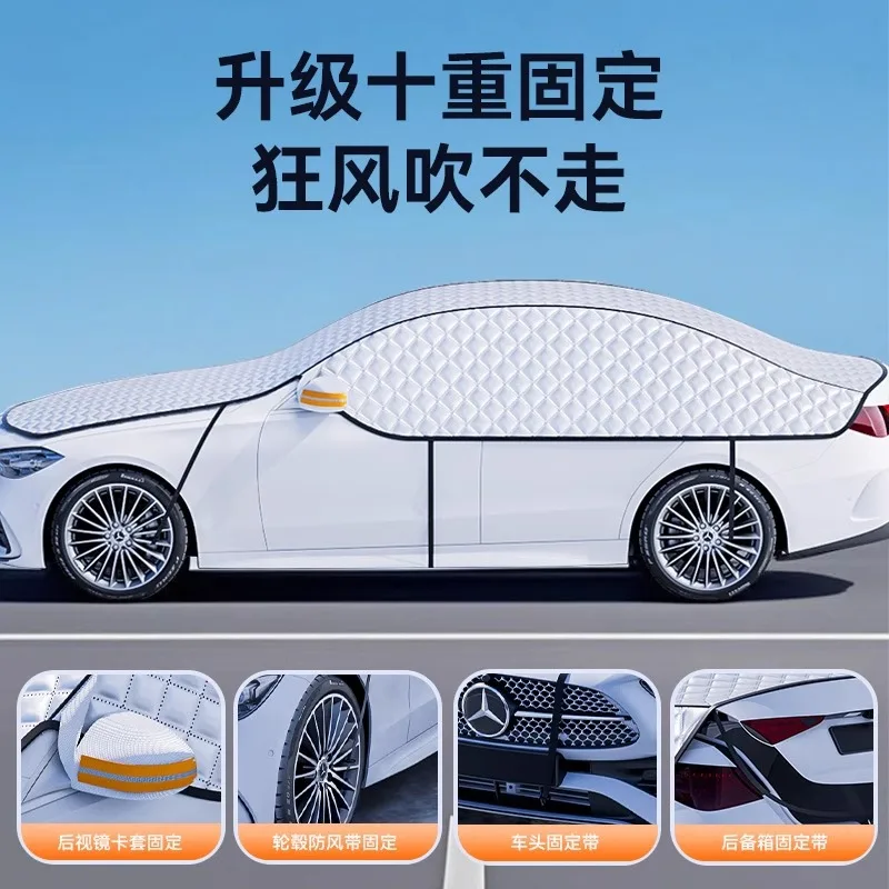 Cortina solar térmica parabrisas universal – protección antisolar coche - imagen 3