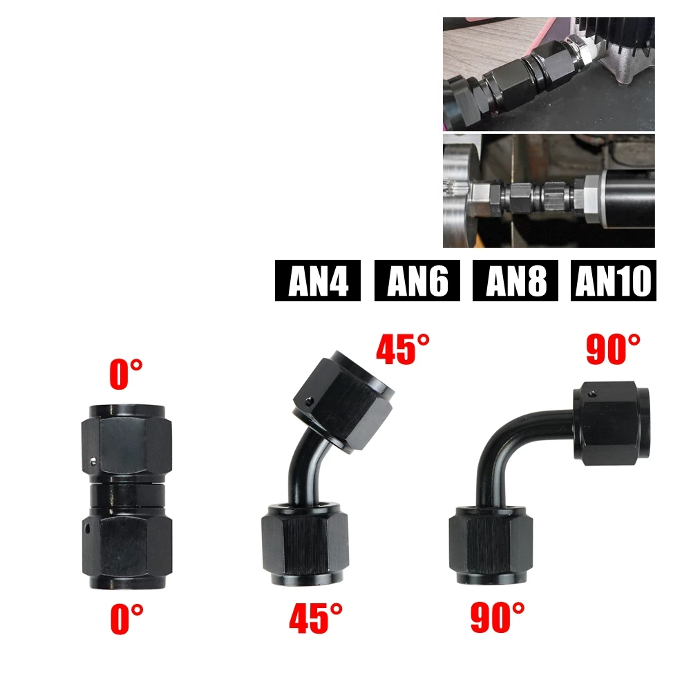 Conector giratorio negro