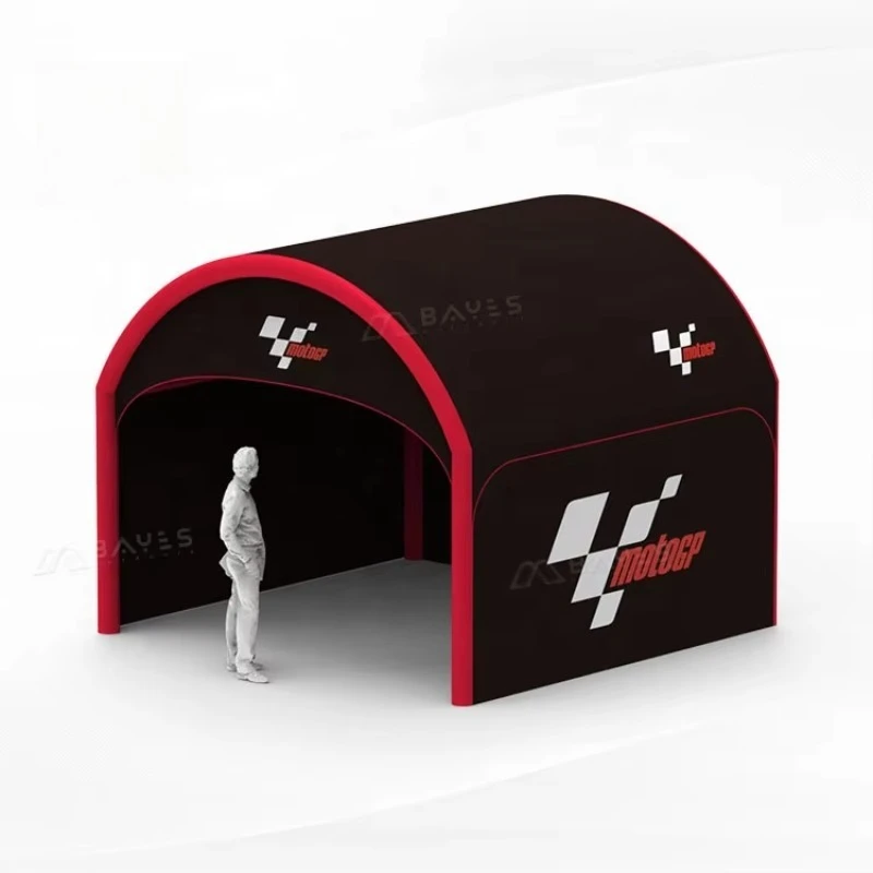Tienda de campaña inflable con cúpula UV y marquesina impermeable - imagen 3