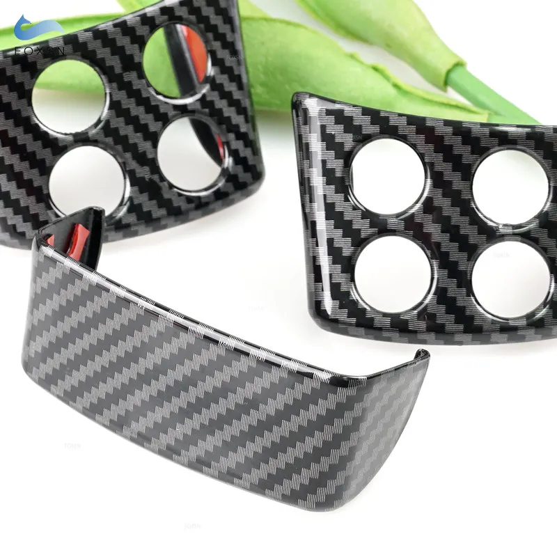 Moldura de volante efecto carbono para VW Golf V, Passat B6 y Tiguan - imagen 4