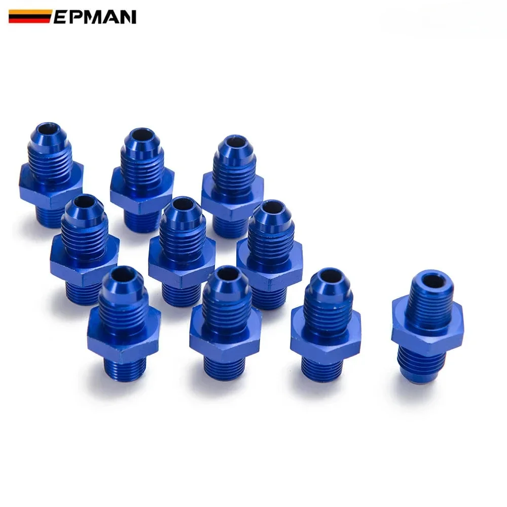 EPMAN Adaptador AN a NPT recto macho para manguera aceite combustible - imagen 5