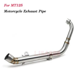 Tubo de conexión V2 inoxidable para Yamaha MT-125 y YZF-R125