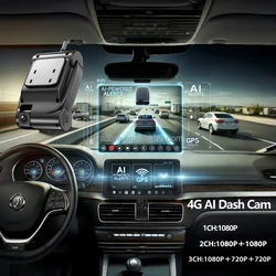 Dashcam 1080P con GPS y ADAS – lente dual para coche
