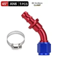 AN6 45 Degree Red