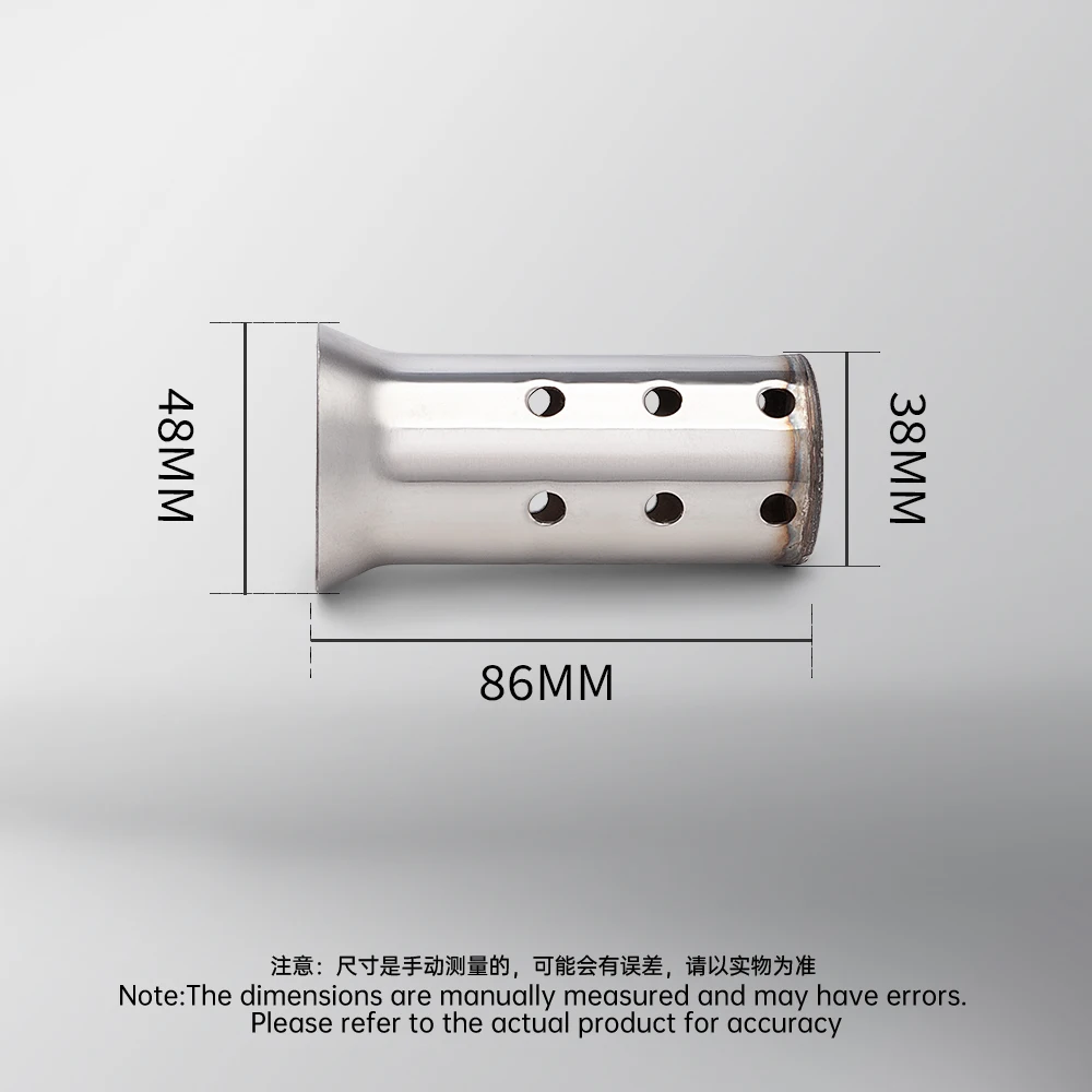 Universal 51mm/48mm ajustable escape de motocicleta DB Killer silenciador eliminador de sonido - imagen 5