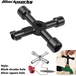 Llave triangular universal 4 vías para grifos y válvulas de gas