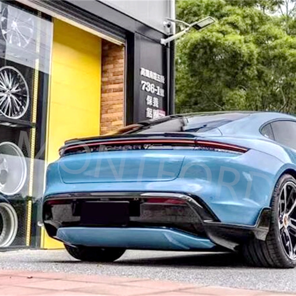 Alerón trasero Real FD fibra de carbono para Porsche Taycan 2019-2023 - imagen 2