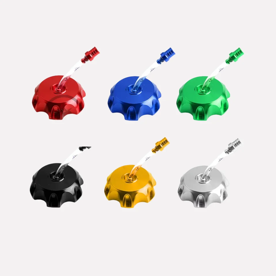 Tapón de depósito de gasolina CNC aluminio universal para moto - imagen 2