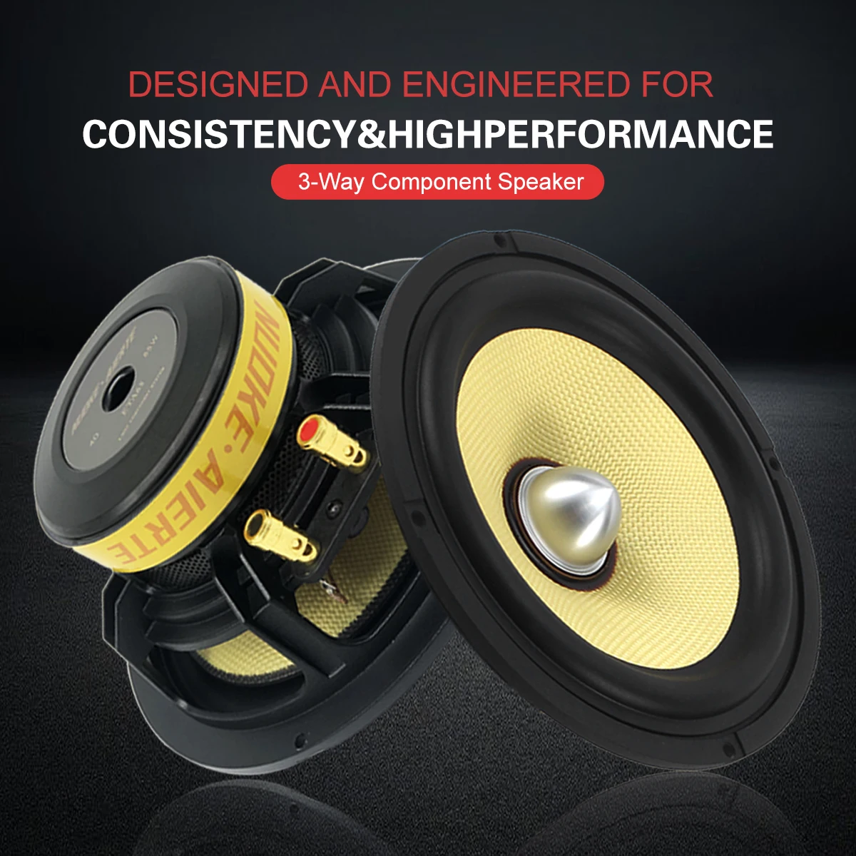 Kit altavoces coche 3 vías 6,5 pulgadas - imagen 2