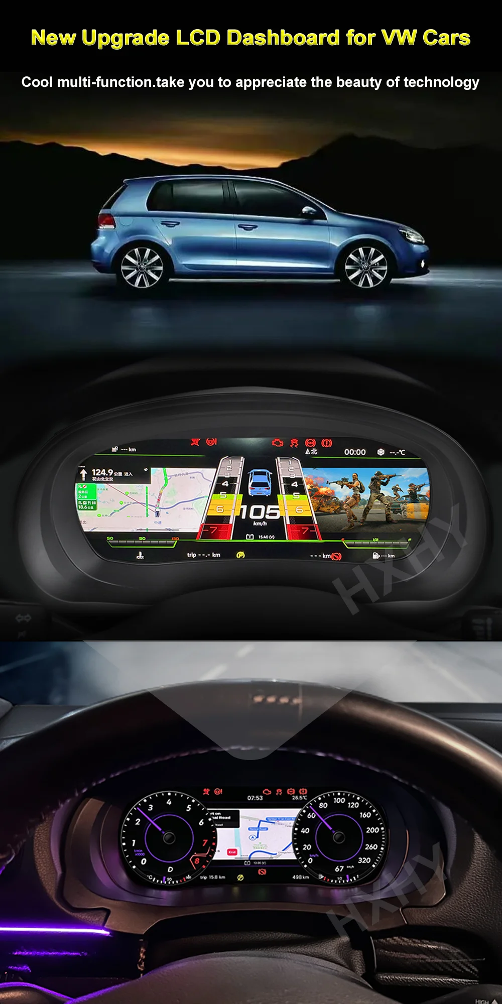 Panel de velocidad digital