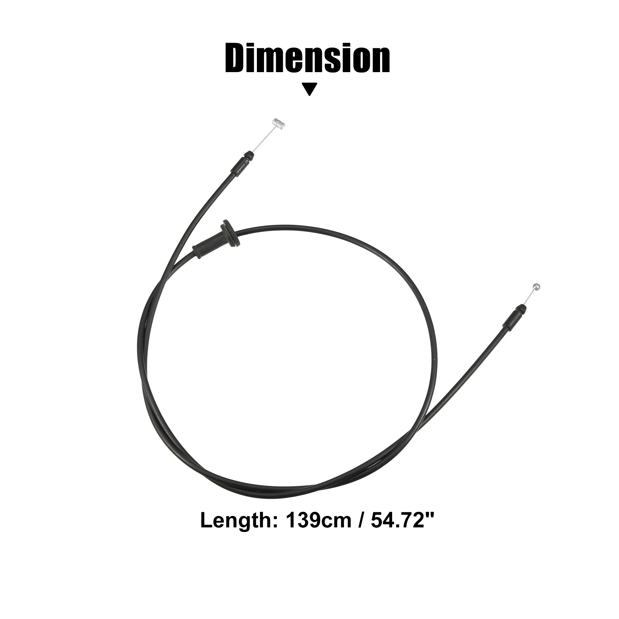 UXCELL Cable de liberación de pestillo de capó de coche apto para Hyundai Sonata Azera 811903S000 - imagen 5