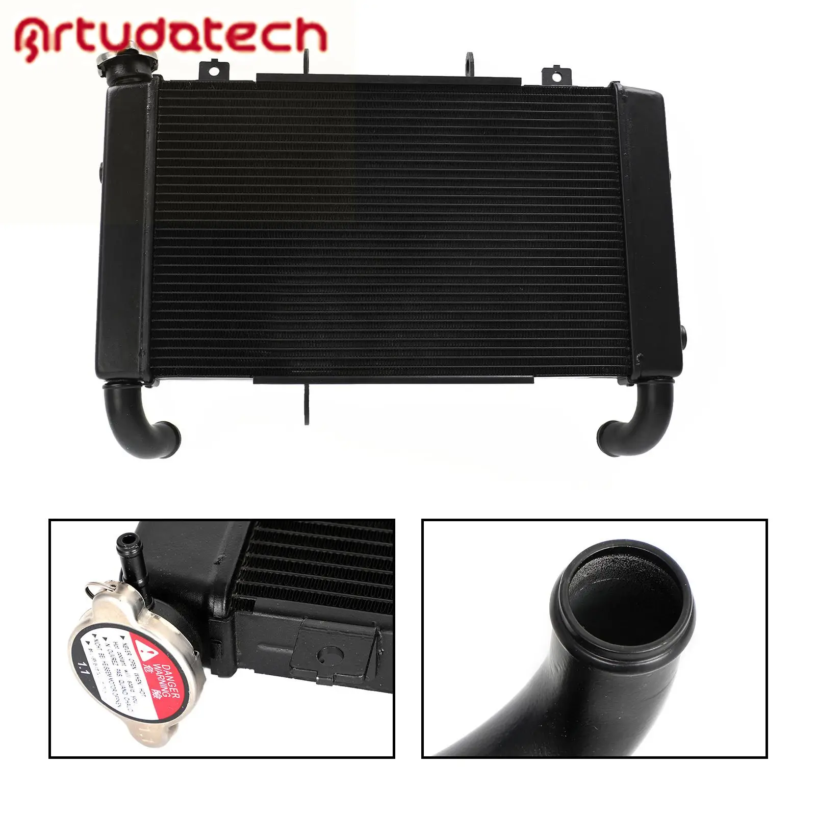 Radiador de aluminio Artudatech para Honda CB CBR 650R 2018-2023