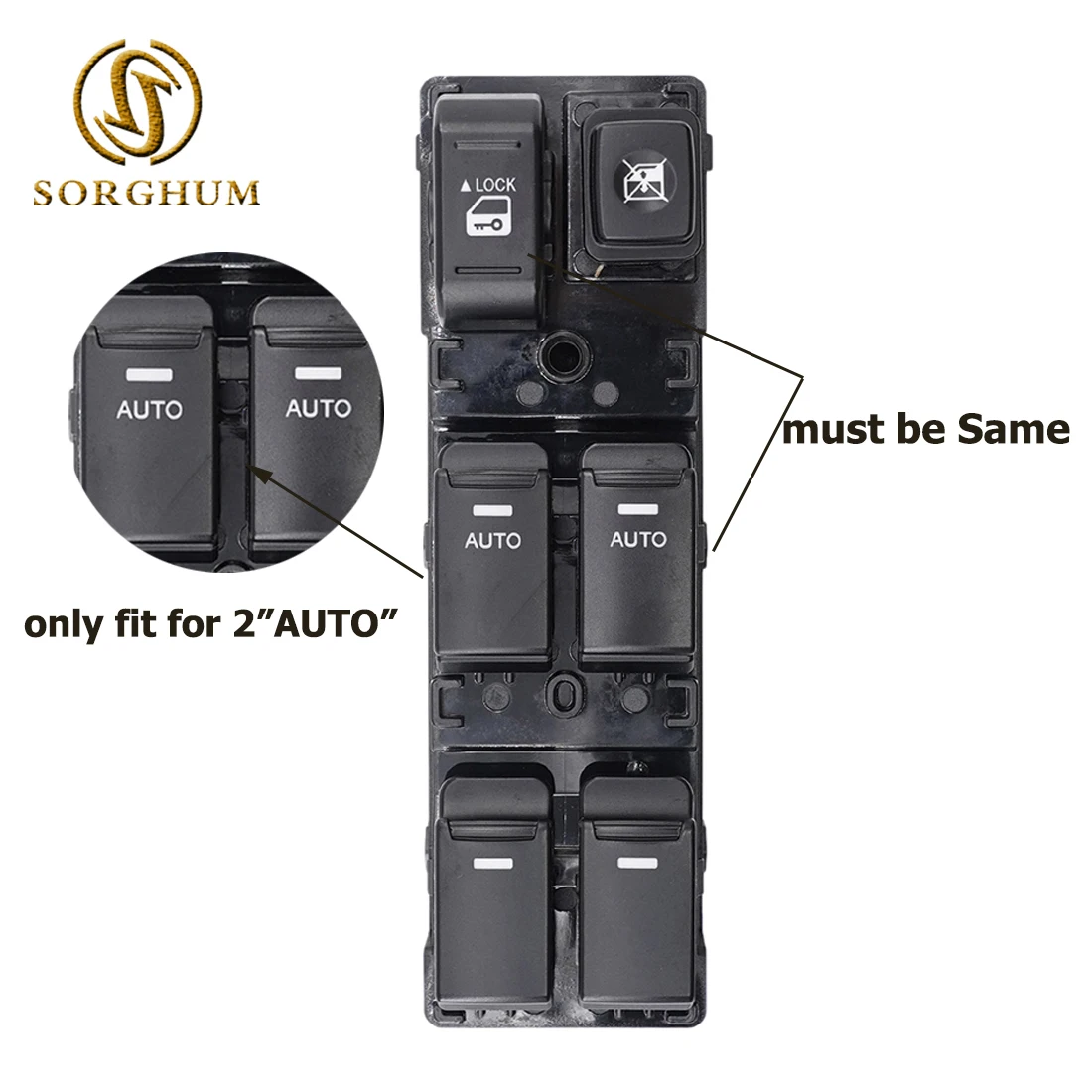 Sorghum Interruptor elevalunas KIA Sorento 2010-2013 93570-2P200 - imagen 3