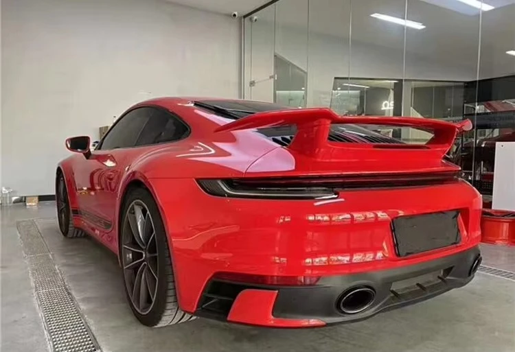 Alerón trasero carbono doble cubierta DM Porsche 911 992 Carrera S - imagen 2
