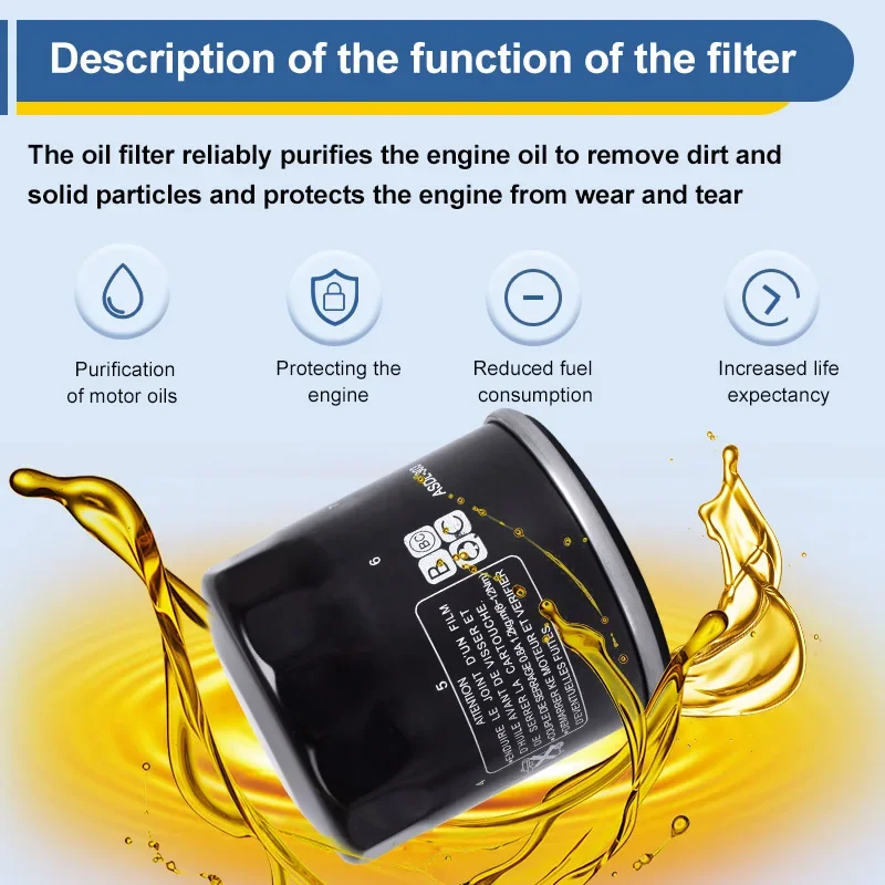 Filtro Aceite Kawasaki ER-6f 2007-2008 A7F - imagen 5