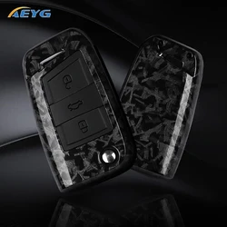 Funda llave fibra carbono ABS para VW Golf 7 y Tiguan MK2 - Seat Ateca