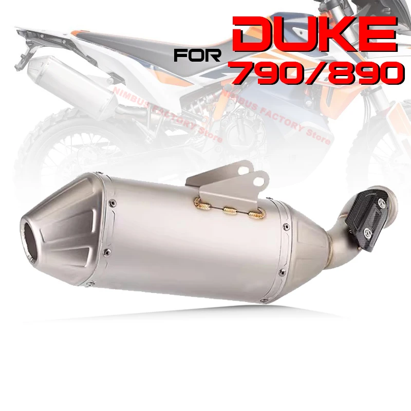 Silenciador slip-on KTM Duke 790 890 con DB Killer 2018-2023