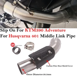 Tubo intermedio escape KTM 250/390 Duke, RC, Adventure y Husqvarna 401