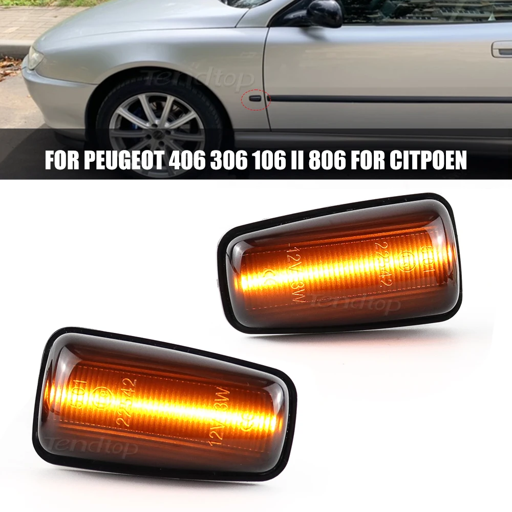 Intermitente lateral LED dinámico para Peugeot y Citroën - imagen 2