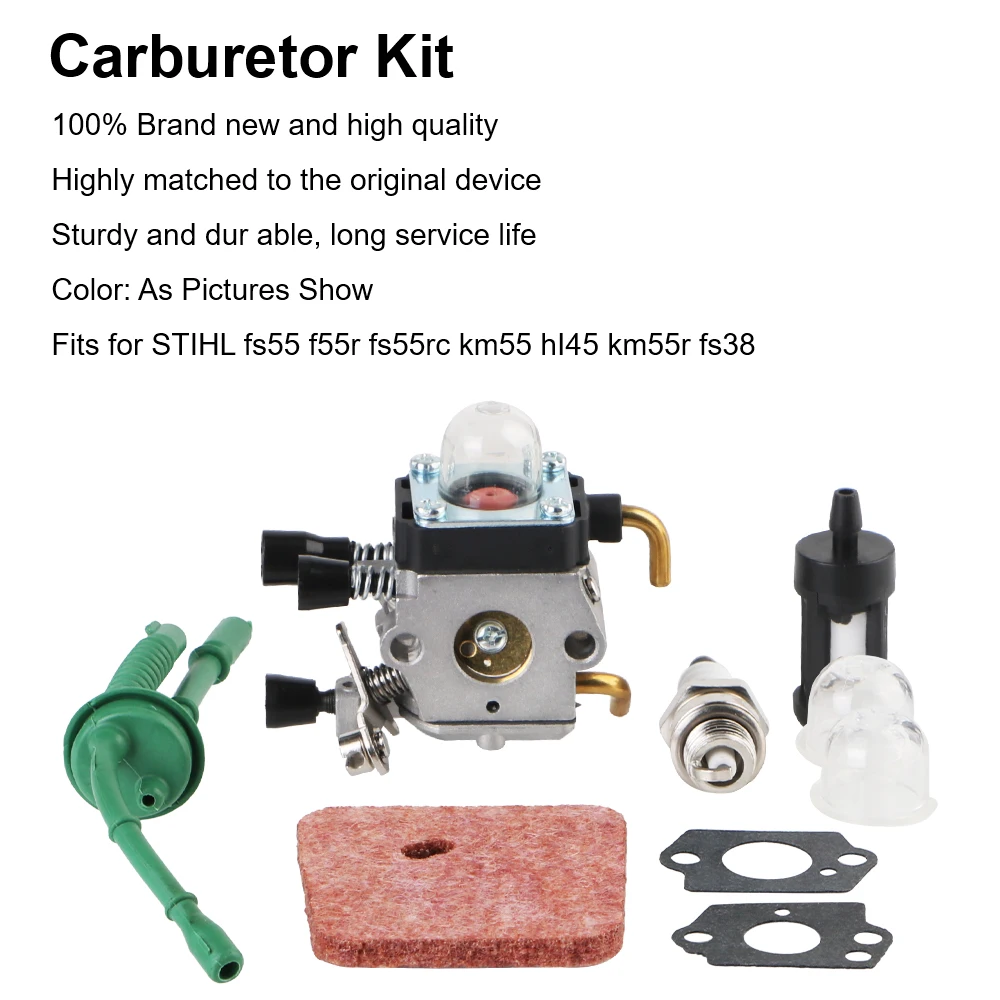 Stihl carburador alto rendimiento para FS55 FS55R KM55 HL45 FS38 - imagen 3